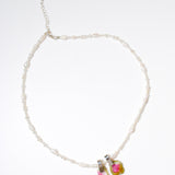 (パール/silver)  baby pearl necklace