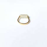 (レモンクオーツ/gold) rolling ring