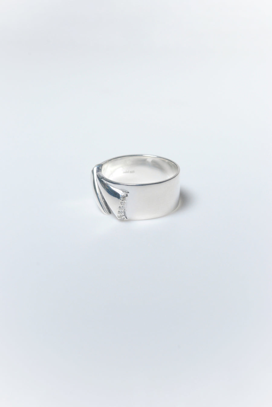 (モアサナイト/silver) origami ring