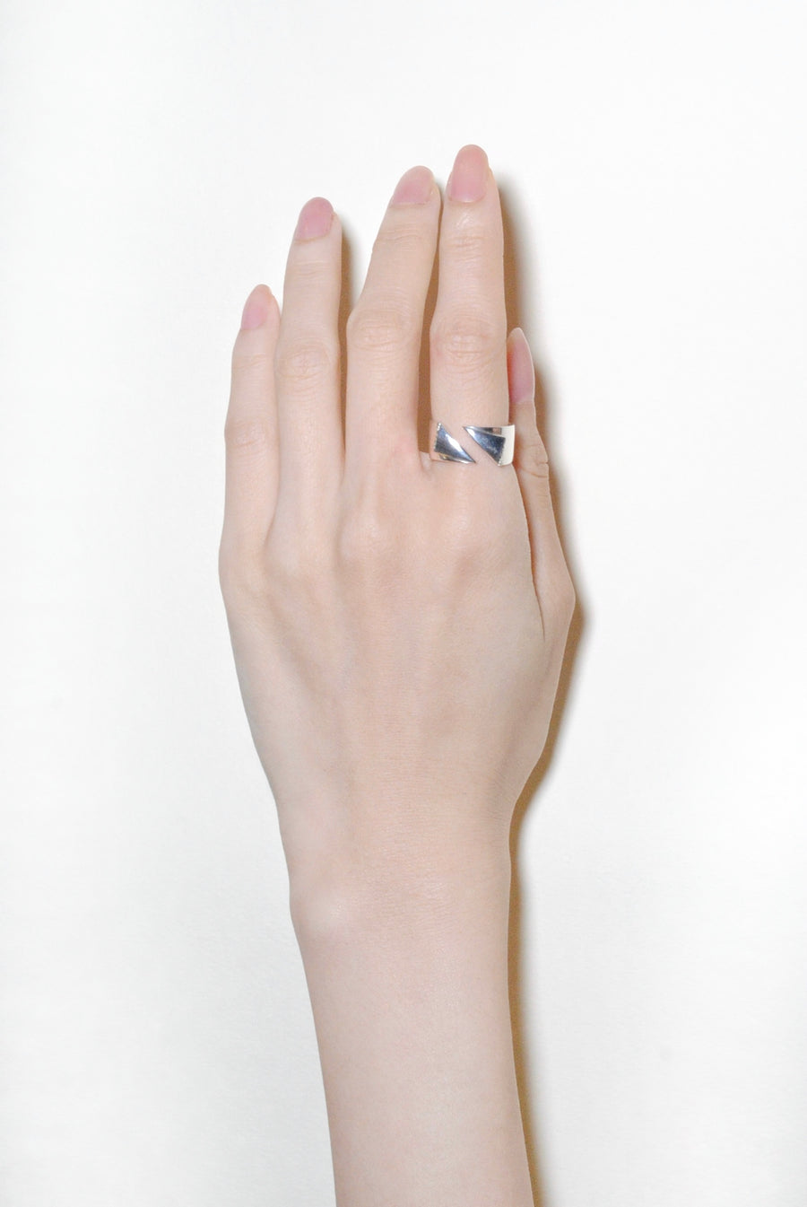 (モアサナイト/silver) origami ring