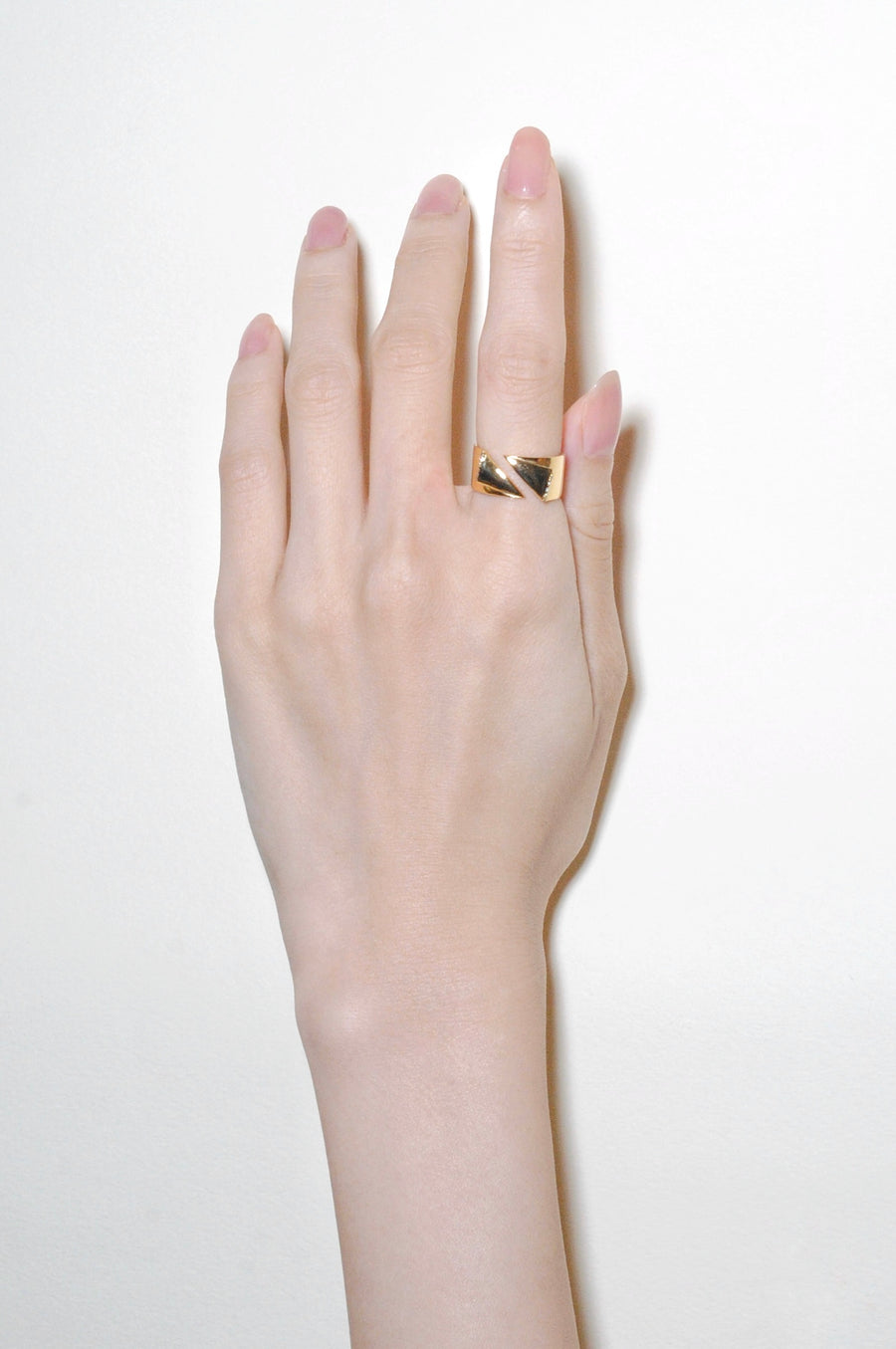 (モアサナイト/gold) origami ring