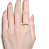 (パール/gold) baton  ring