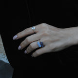 (アイオライト/silver) rolling ring