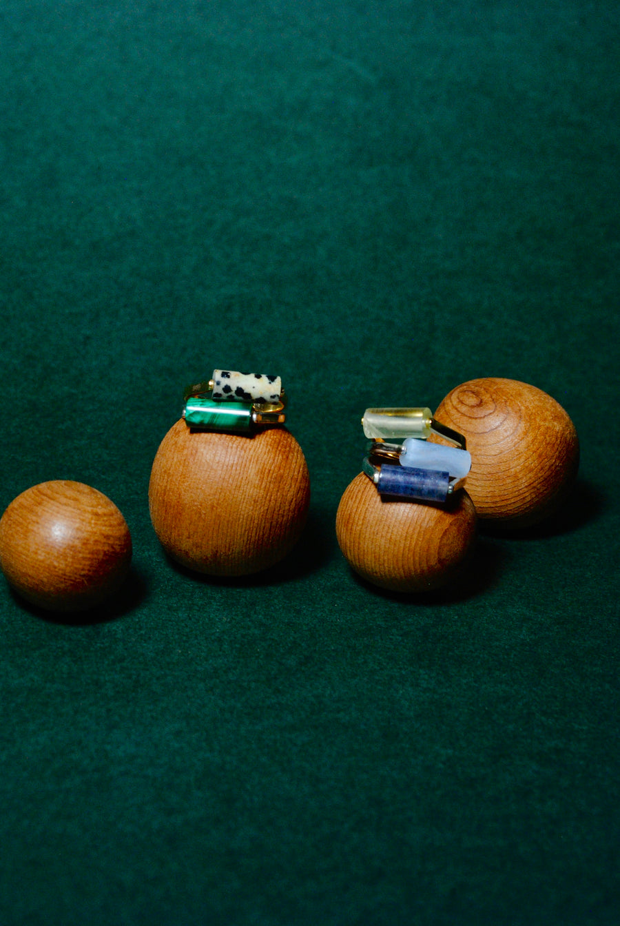 (アイオライト/silver) rolling ring