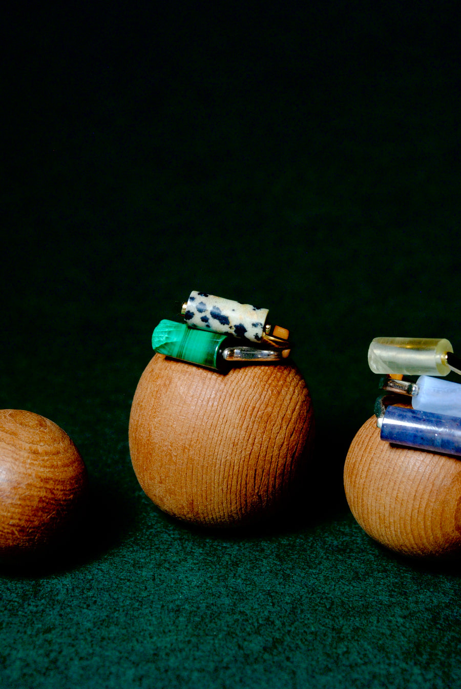 (アイオライト/silver) rolling ring