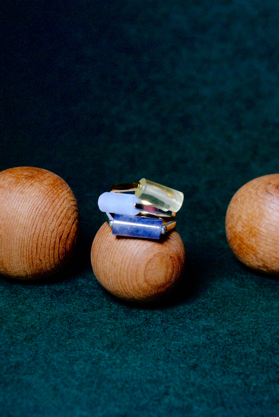 (アイオライト/silver) rolling ring