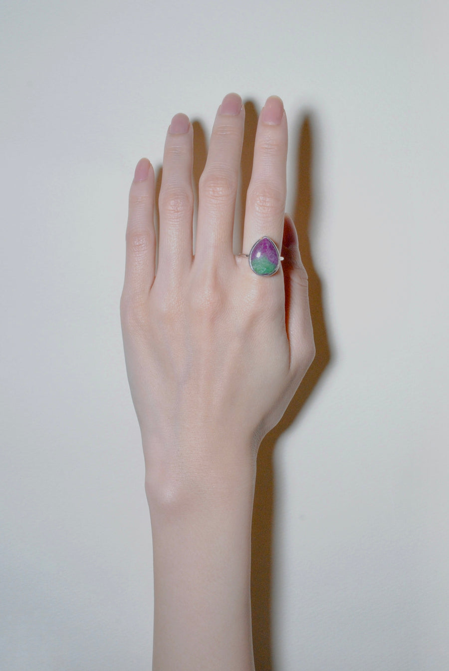 (ルビーゾイサイト/silver) virgin drop ring