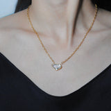 (クリスタル/gold) Ms.heart necklace