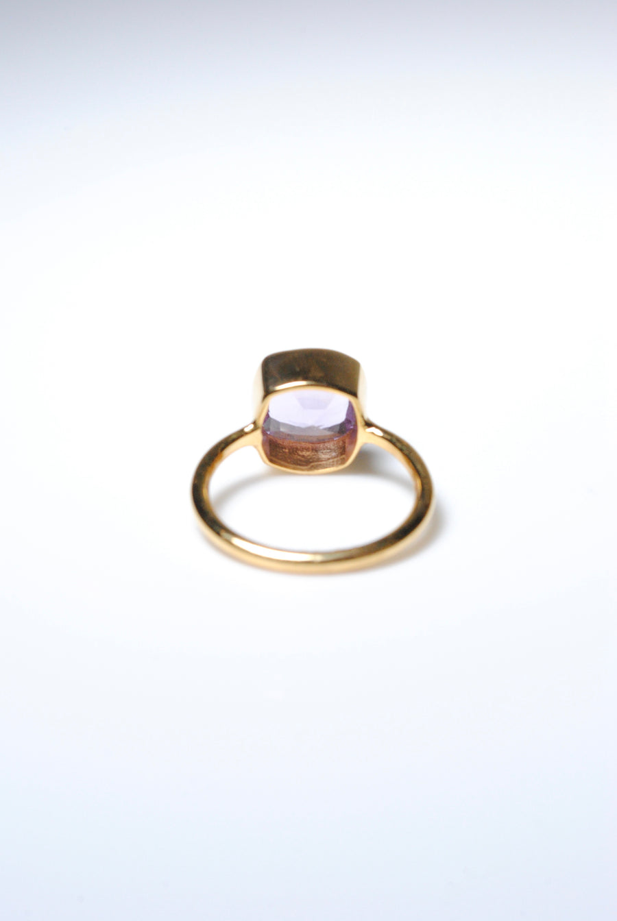 (ピンクアメジスト/gold) corn cave cushion ring