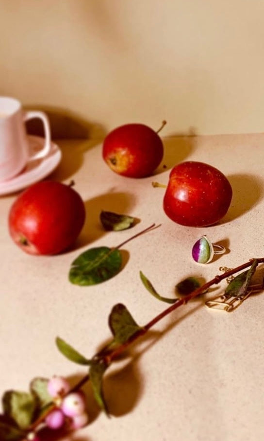 (ルビーゾイサイト/silver) virgin drop ring