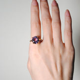 (ピンクアメジスト/gold) rosette inside ring