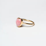 (チューライト/gold) mini long heart ring