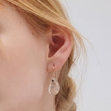 (ゴールデンルチル&スモーキークオーツ/gold) asatsuyu earring