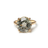 (グリーンアメジスト/gold) rosette inside ring