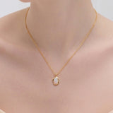 (オパール/gold) cell necklace