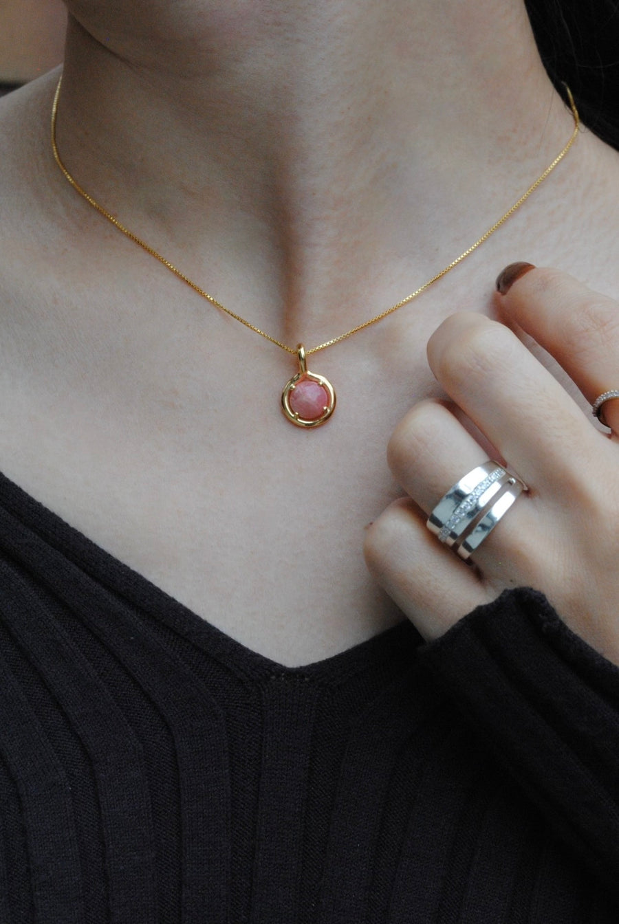 (モアサナイト/silver) cocoon gentle pave ring