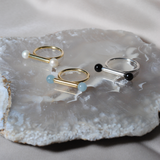 (パール/gold) baton  ring