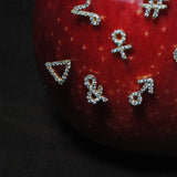 (モアサナイト/gold) secret charm earring