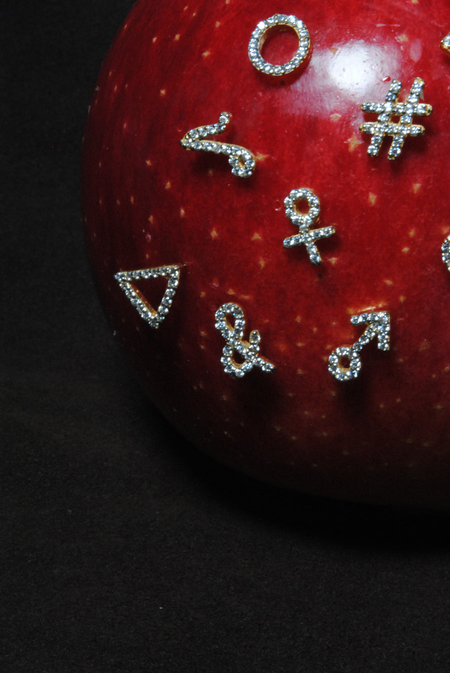 (モアサナイト/gold) secret charm earring