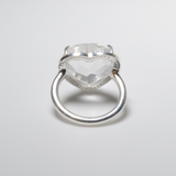(クリスタル/silver) heart 4 u ring