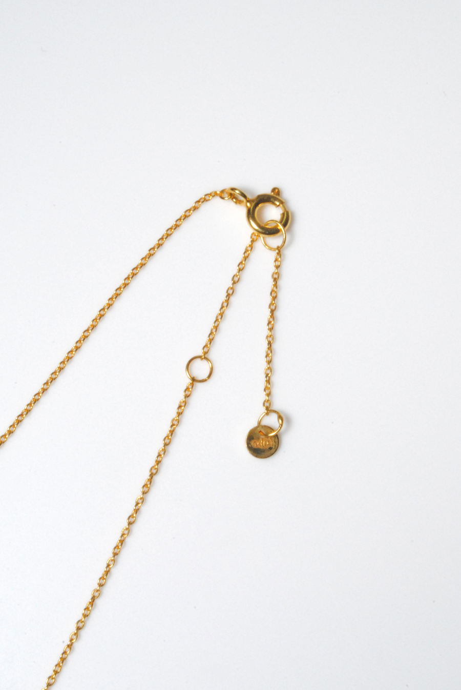 (モアサナイト/gold) secret charm necklace