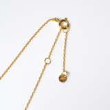 (スモーキークオーツ&ガーネット&シトリン/gold) cobble vow necklace