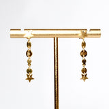 (gold) plate forever star earring