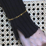 (gold) plate forever star bracelet