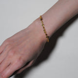 (gold) plate forever star bracelet