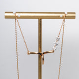 (モアサナイト/gold) luminous tail necklace