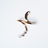 (モアサナイト/gold) luminous tail ring