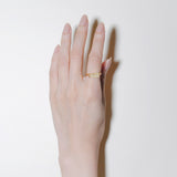 (レモンクオーツ/gold) rolling ring