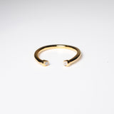 (モアサナイト/gold-silver) 2way milano ring