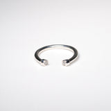 (モアサナイト/gold-silver) 2way milano ring