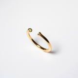(ペリドット/gold-silver) 2way milano ring