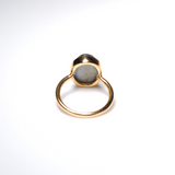 (ラブラドライト/gold) basic oval ring