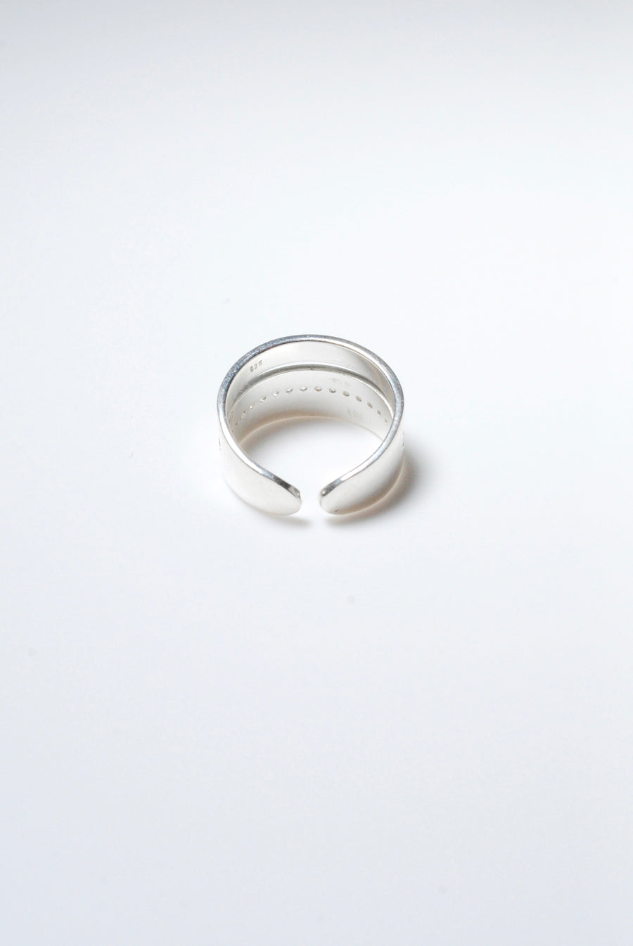 (モアサナイト/silver) cocoon gentle pave ring