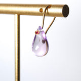 (ピンクアメジスト&ルビー/gold) asatsuyu earring