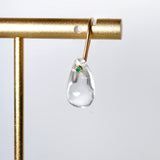 (クリスタル&グリーンオニキス/gold) asatsuyu earring