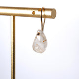 (ゴールデンルチル&スモーキークオーツ/gold) asatsuyu earring