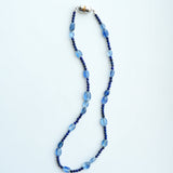 【予約販売】(カイヤナイト/ラピスラズリ) playful rosary necklace