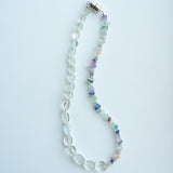 【予約販売】(アクアマリン/マルチフローライト) playful rosary necklace
