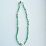 【予約販売】(アベンチュリンアゲート/パール) playful rosary necklace