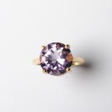 (ピンクアメジスト/gold) rosette inside ring