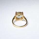 (グリーンアメジスト/gold) rosette inside ring