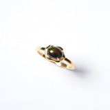 (ブラックオパール/gold) cell ring