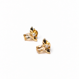 (シトリン&モアサナイト/gold) garden bee earring
