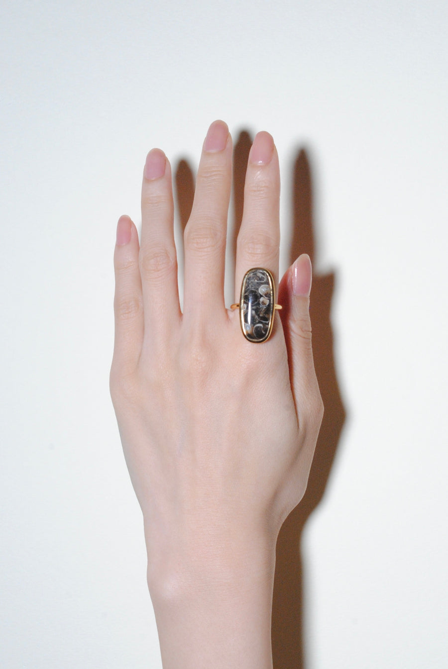 (タートルジャスパー/gold) eleve grace  ring