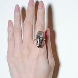 (タートルジャスパー/gold) eleve grace  ring