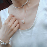 (グリーンアメジスト&ターコイズ/gold) amphora  necklace